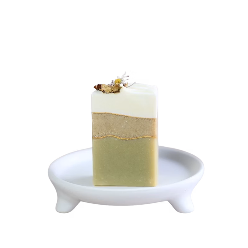 Naturseife Holzfäller mit Peeling aus Bio-Ziegenmilch – handgemachte Naturseife 110 g