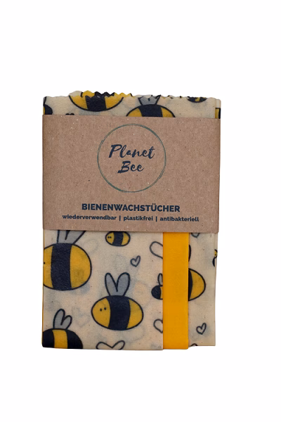 Bienenwachstücher "Bee" (3er Set)