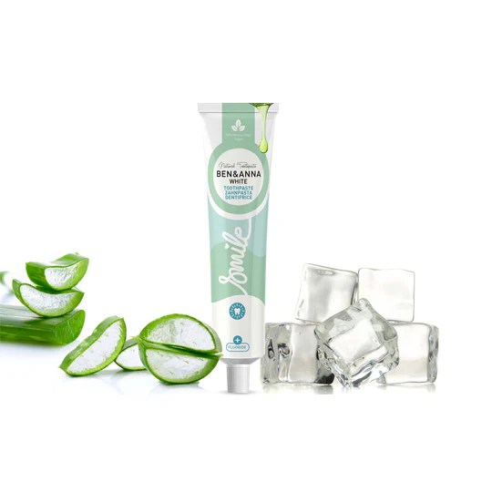 Zahnpasta Tube - White mit Fluorid