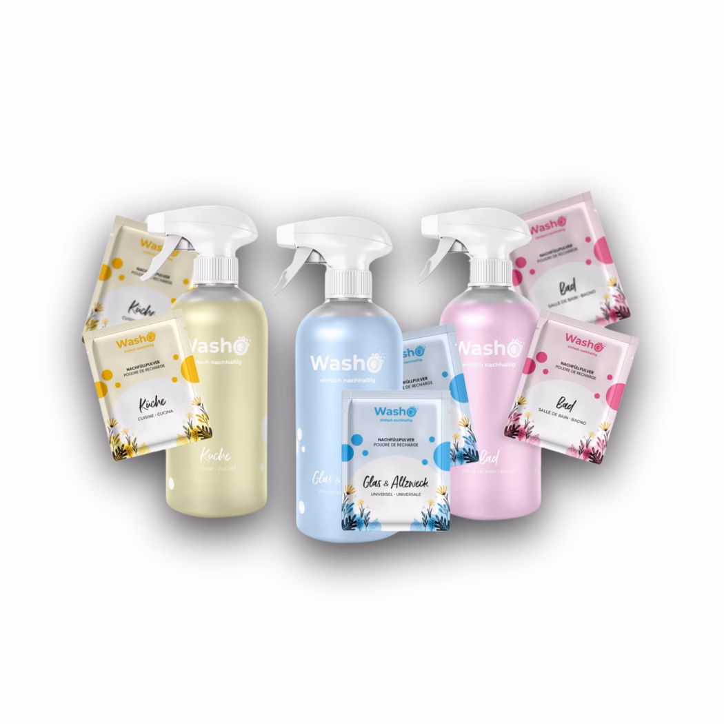 Putz-Set (Küche, Bad, Glas- und Allzweck)