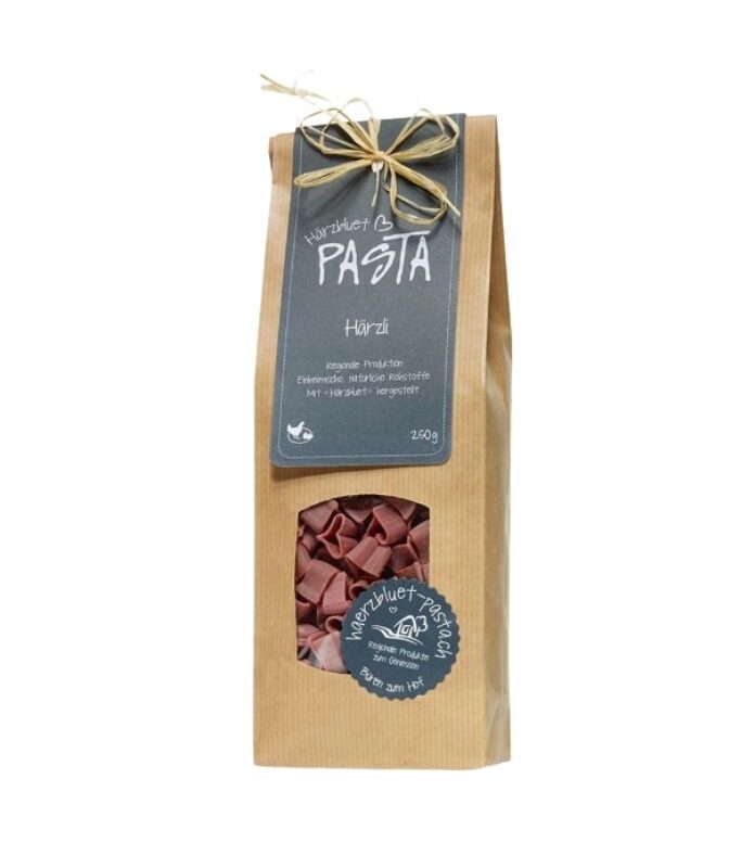 Schweizer Pasta Härzli von Härzbluet Pasta 250 g