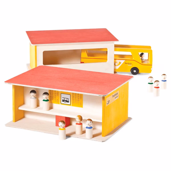 Haltestelle mit Garage