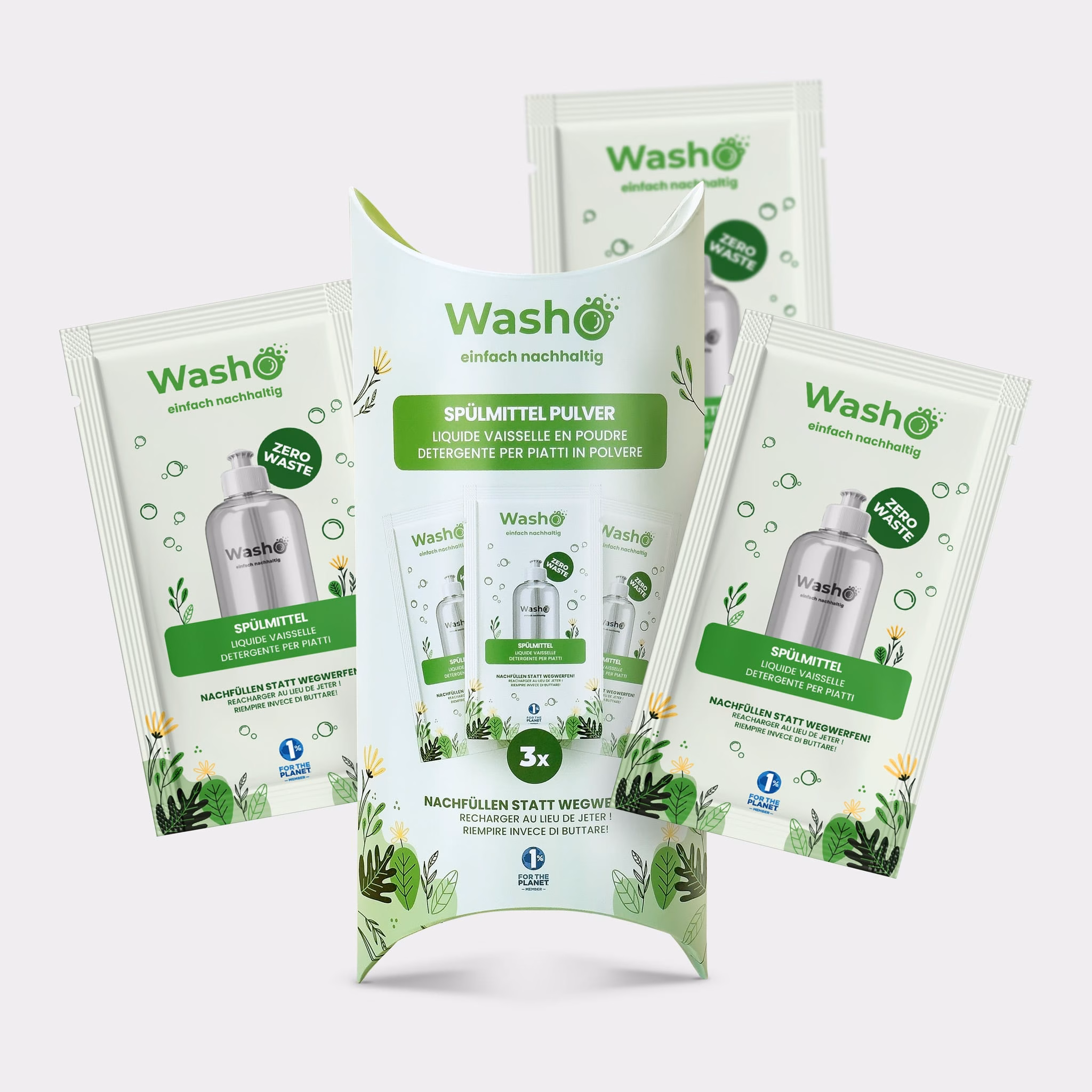 Nachfüllpulver für Spülmittel (3 Stk.) Nachfüllpulver für Spülmittel (3 Stk.)