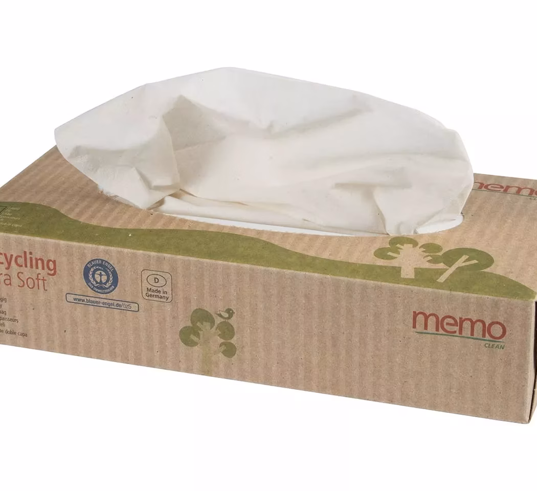 Kosmetiktücher "Recycling Extra Soft" 2-lagig