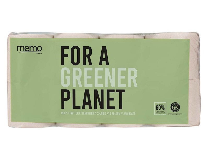 Toilettenpapier "FOR A GREENER PLANET"