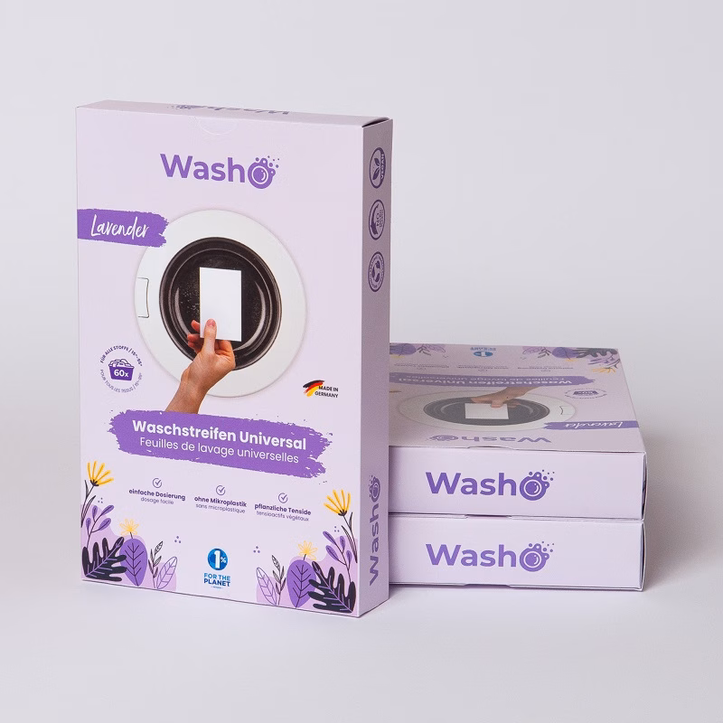 Washo Waschstreifen Lavendel - 3 Boxen