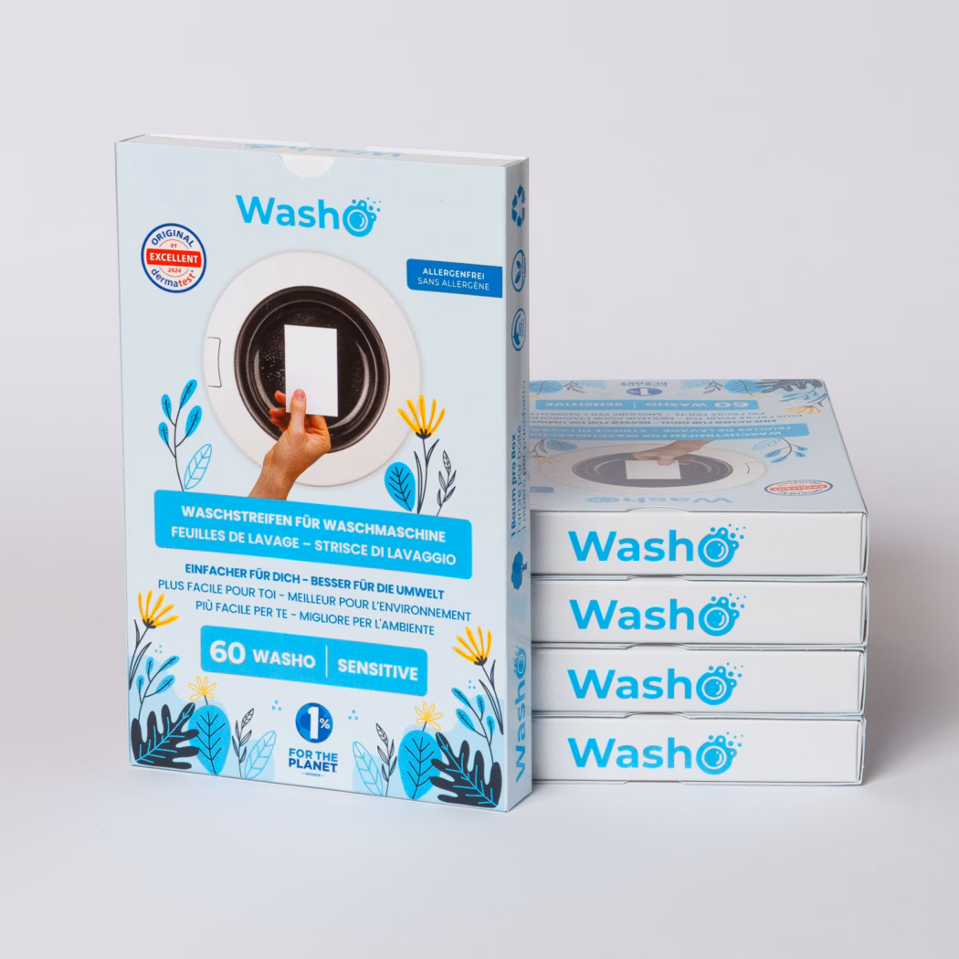 Washo Waschstreifen Sensitiv - 5 Boxen