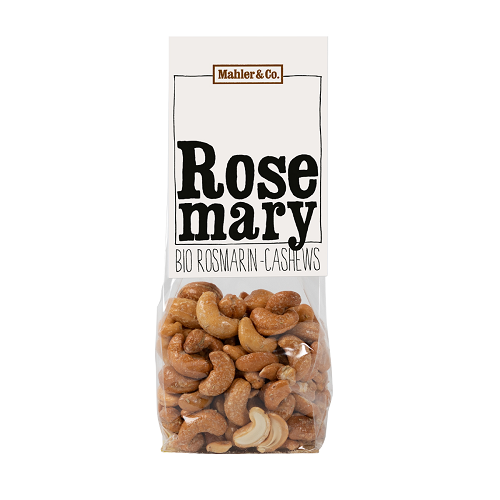 Bio Cashews Rosmarin, geröstet & gesalzen