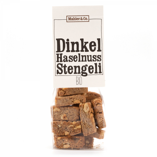 Bio Dinkel-Haselnussstengeli
