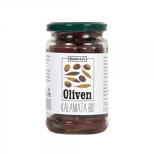 Bio Kalamata-Oliven ohne Stein, mariniert