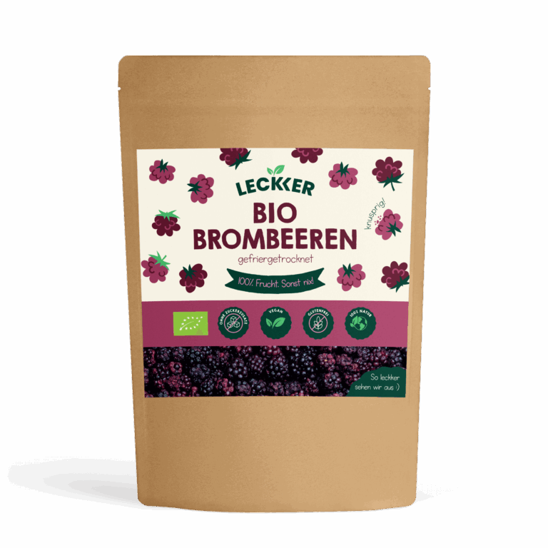 Gefriergetrocknete Bio-Brombeeren