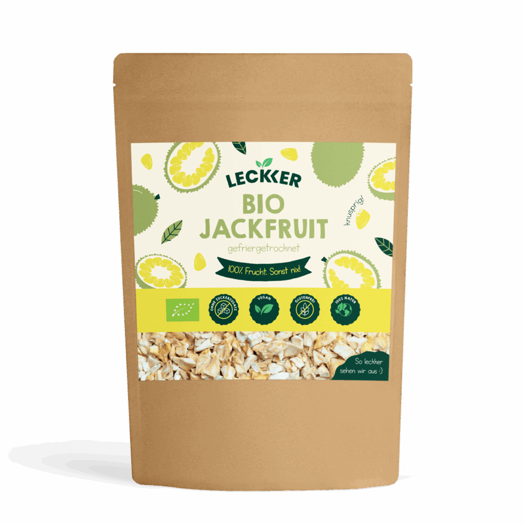 Gefriergetrocknete Bio-Jackfruit
