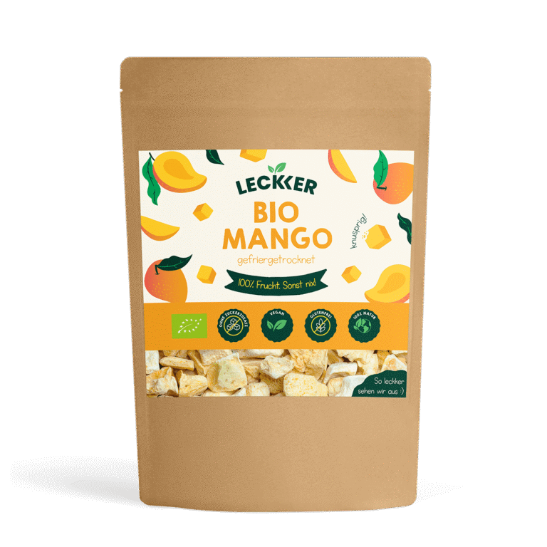 Gefriergetrocknete Bio-Mango