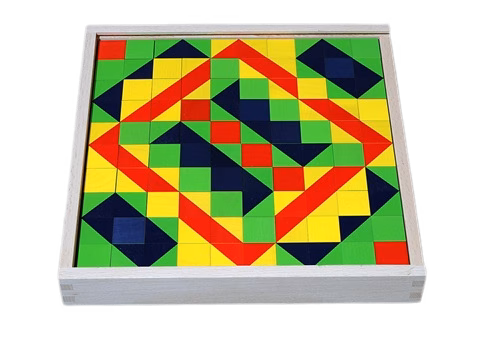 Würfelmosaik 100-teilig