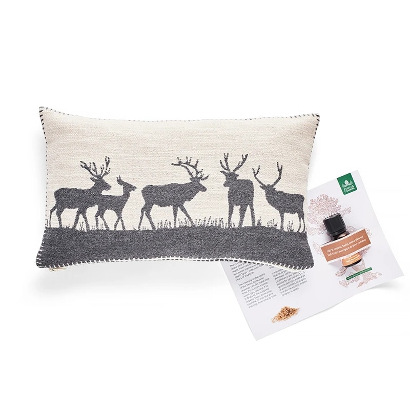 Arvenkissen "Hirschfamilie" div. Farben