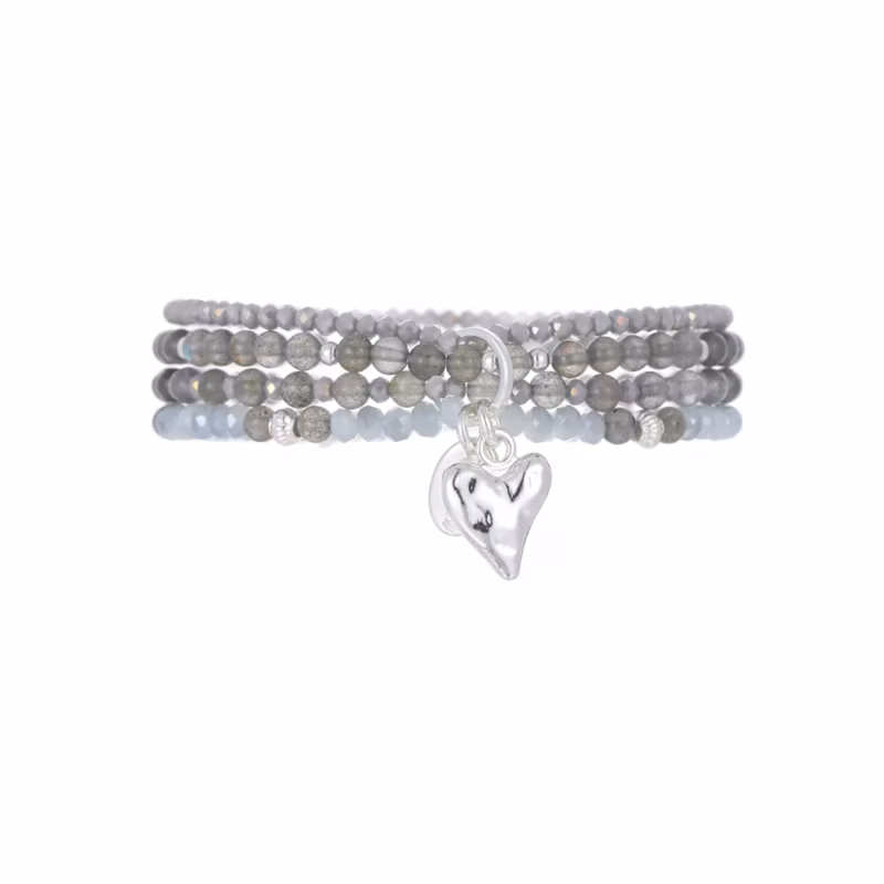 Armband aus echtem Labradorit