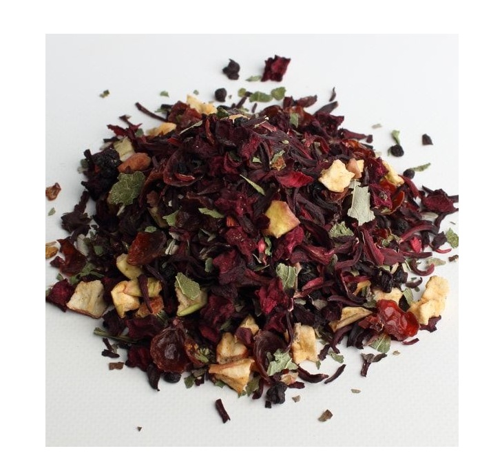 Bio Früchtetee Red Ruby Surprise Offener Bio Früchtetee mit Hibiskus, Beeren und Fruchtstücken