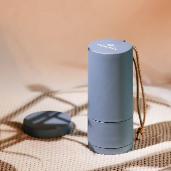 MYLLY Seifenmühle – nachhaltige Seifenbox für feste Seife für Reisen und Zuhause - ocean blue