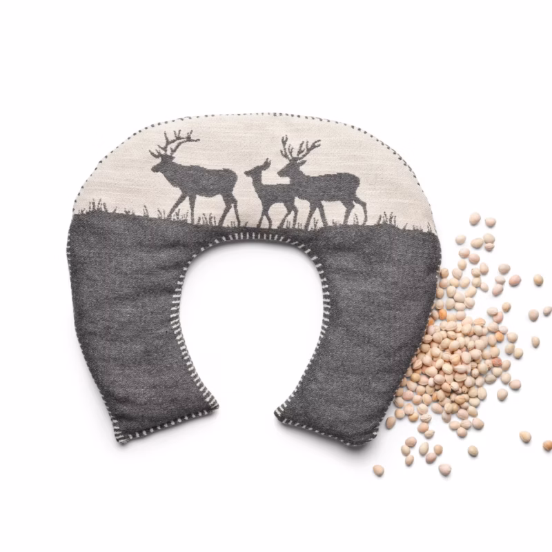 Kirschkern-Nackenkissen "Hirsche"