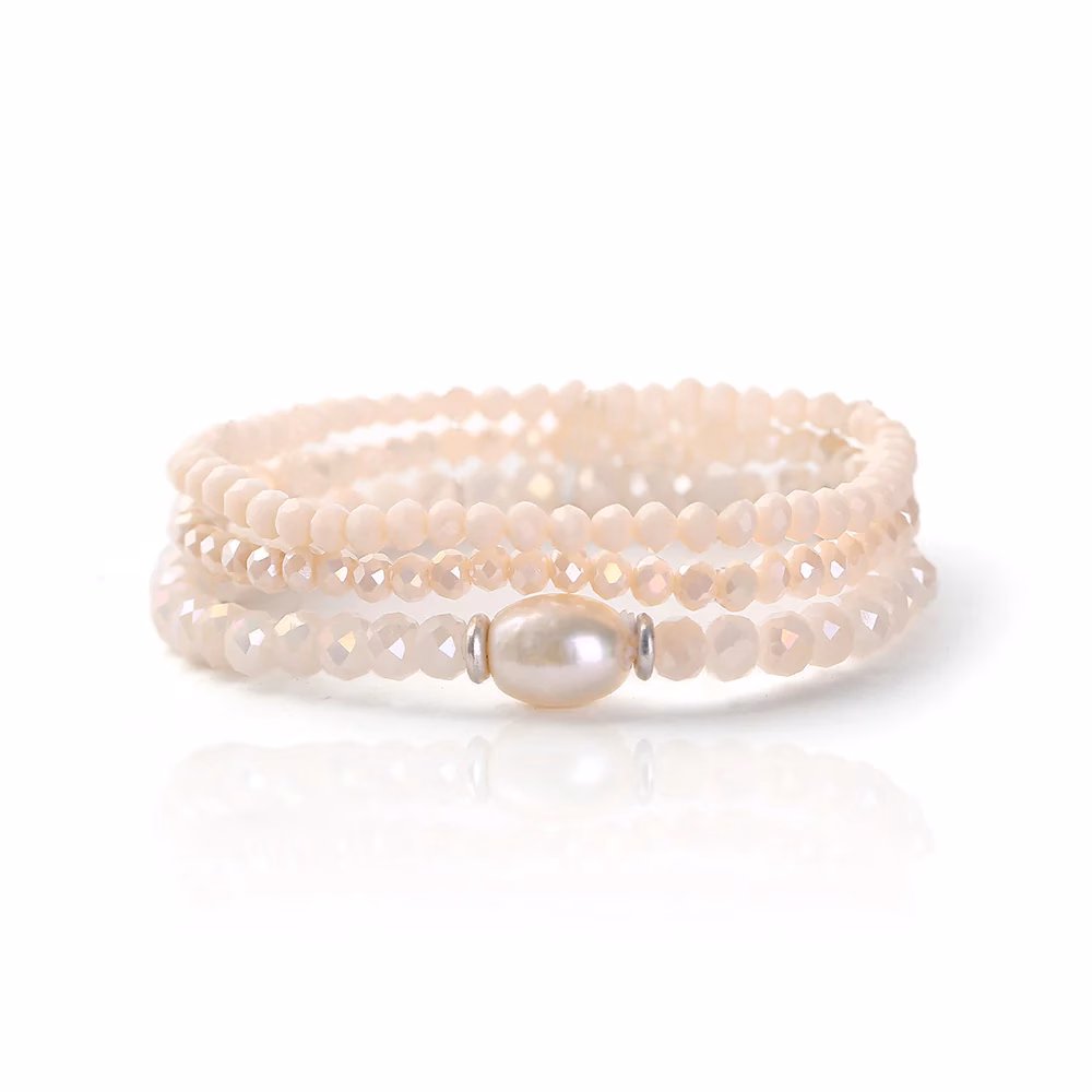 Armband aus echten Süsswasserperlen