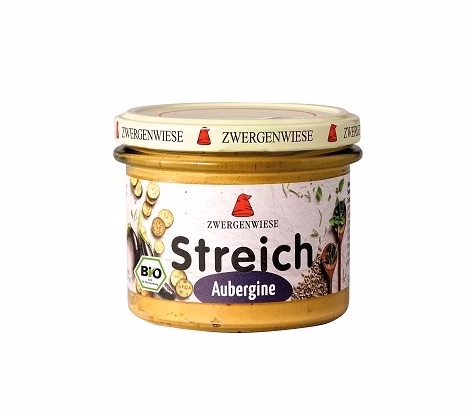 Bio Aufstrich Aubergine, vegan/glutenfrei