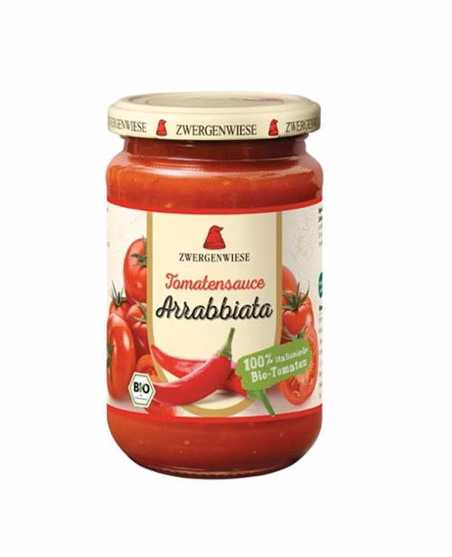 Bio Tomatensauce Arrabbiata, vegan/glutenfrei