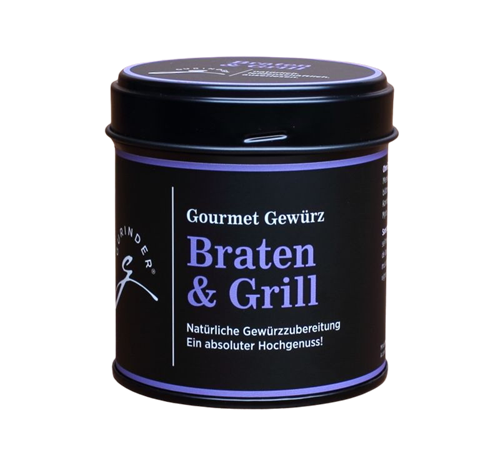 Braten und Grill Gewürz im Glas – Gewürzmischung für Fleisch und Steak