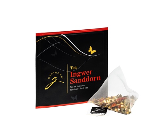 Ingwer Sanddorn Bio-Tee im Teebeutel – praktischer Teebeutel für einfachen Genuss