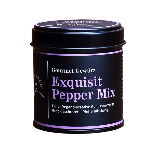 BBQ Genuss Set Exquisite Pfeffermischung in Gewürzglas – aromatische Gourmet Pfeffer Mischung