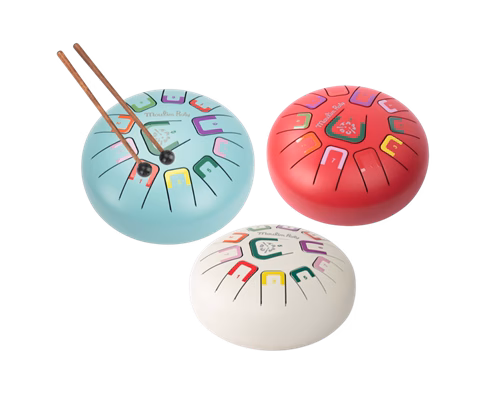 Zungentrommel – farbenfrohes Melodieinstrument aus Metall, ideal für Kinder, Anfänger und musikalische Entspannung