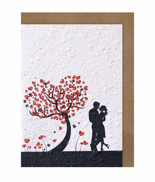 Growing Paper-Karte "Liebespaar"