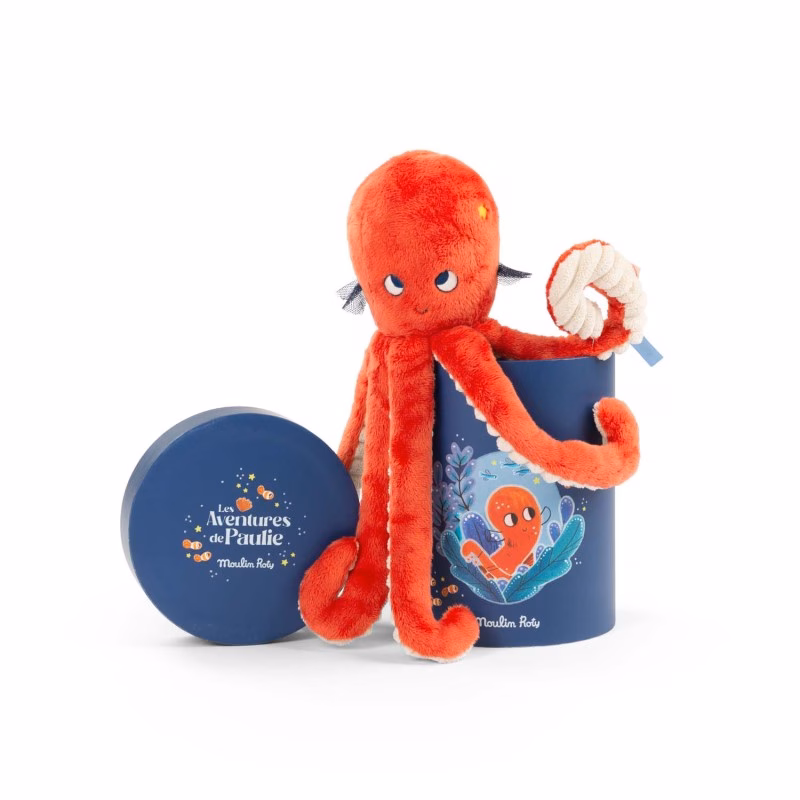 Paulie, der Tintenfisch in der Box