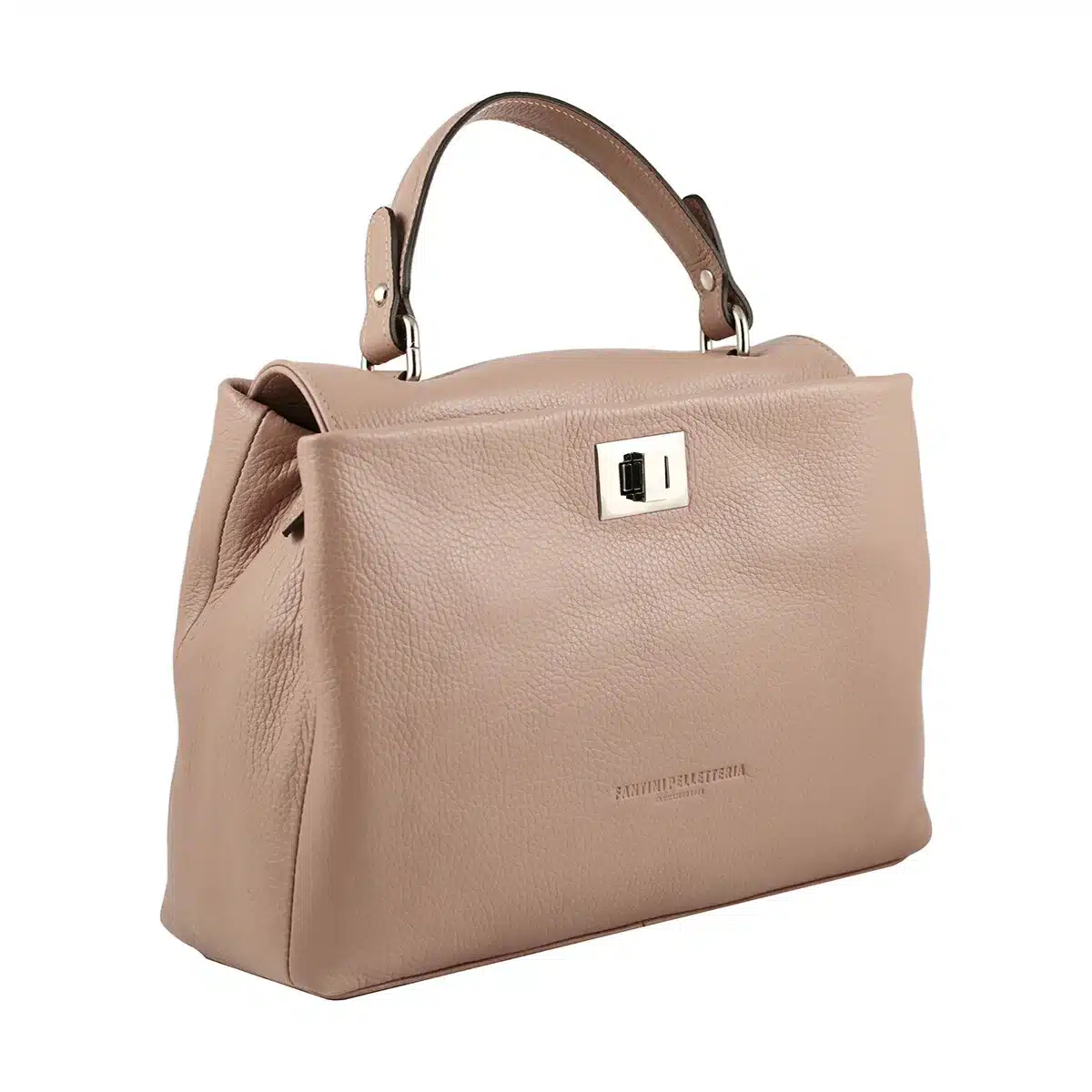 Handtasche aus genarbtem Leder "Pompei" – rosa Handtasche aus genarbtem Leder "Pompei" – rosa – Bild 4