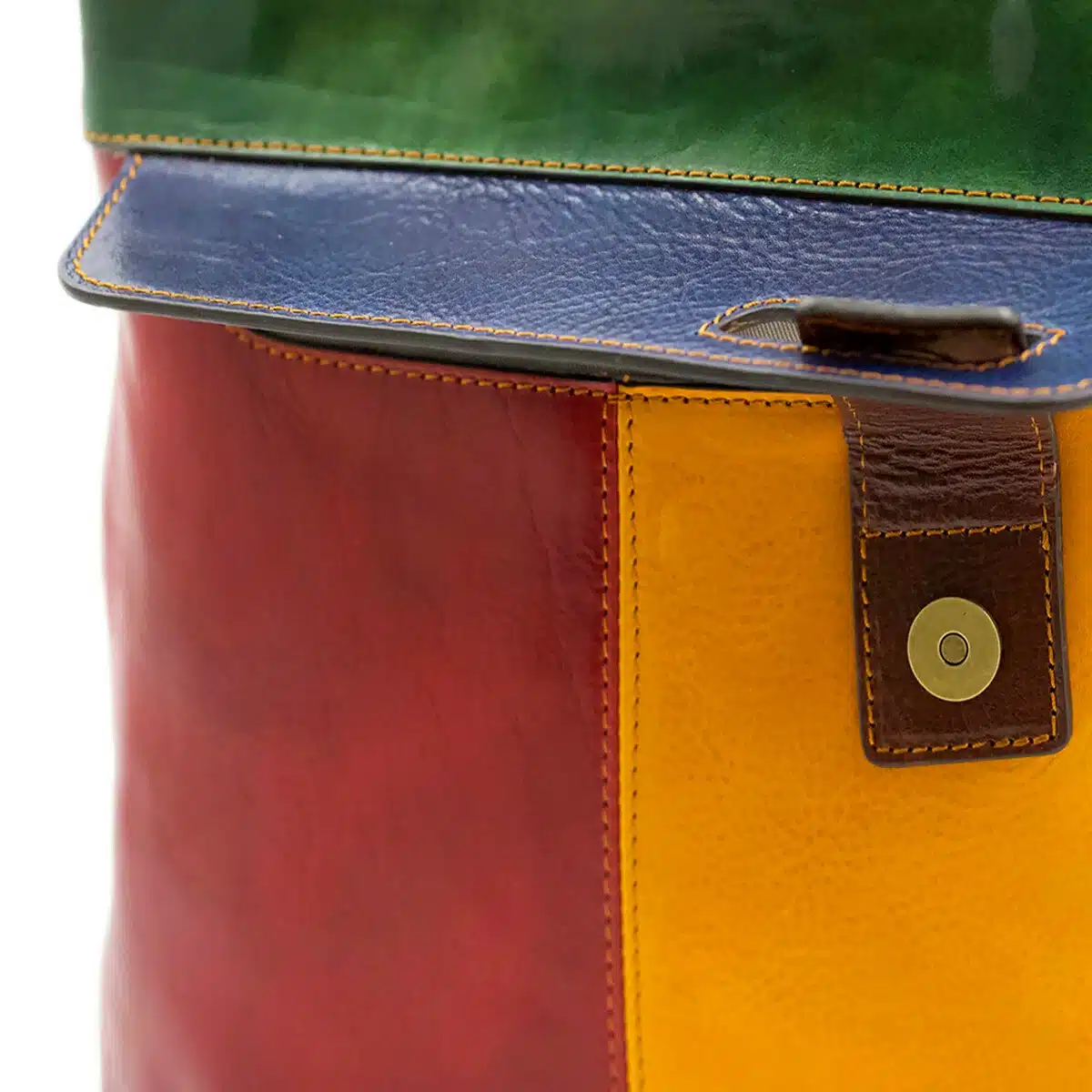 Rucksack-Tasche aus Leder "Noemi", bunt – Bild 2