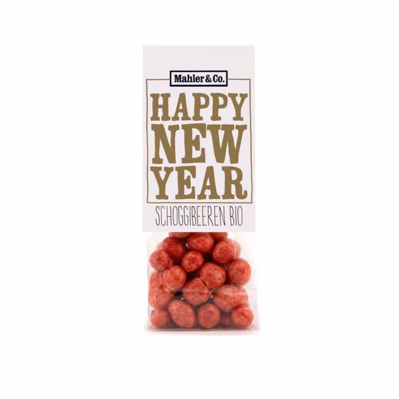 Happy New Year Schoggi-Erdbeeren