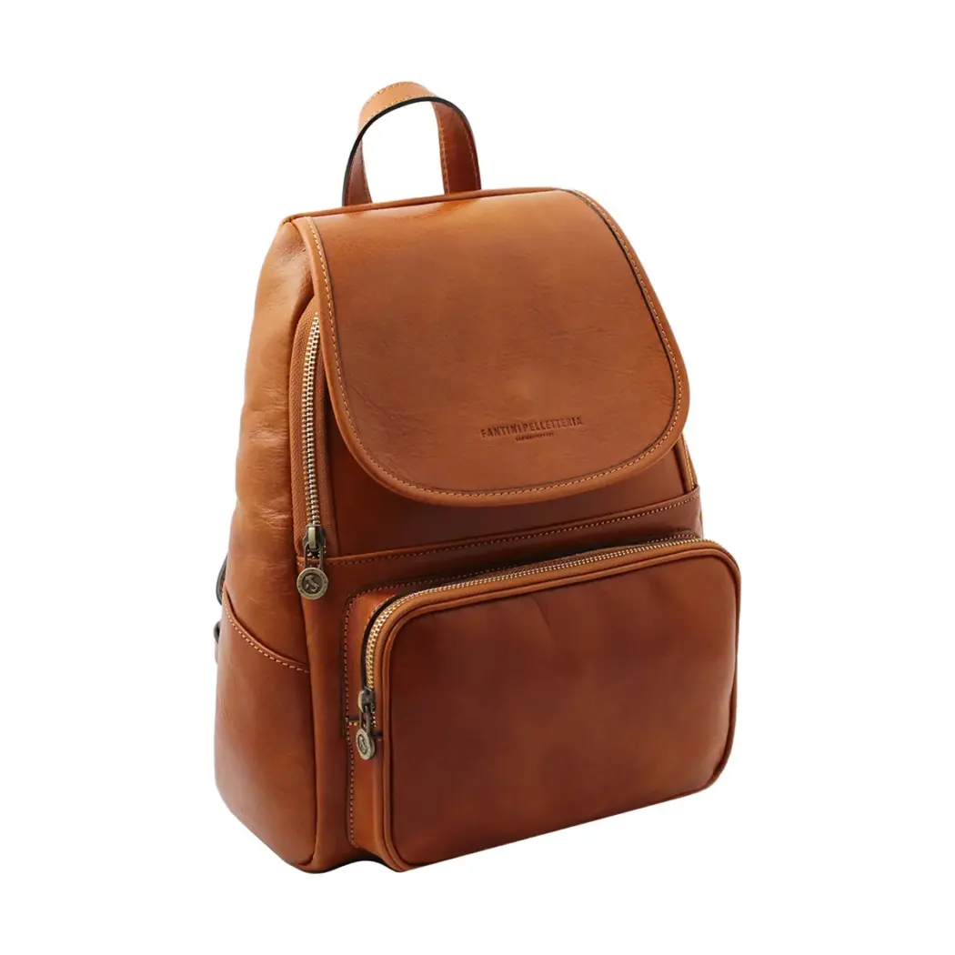 Echtleder Rucksack "Venezia", honig