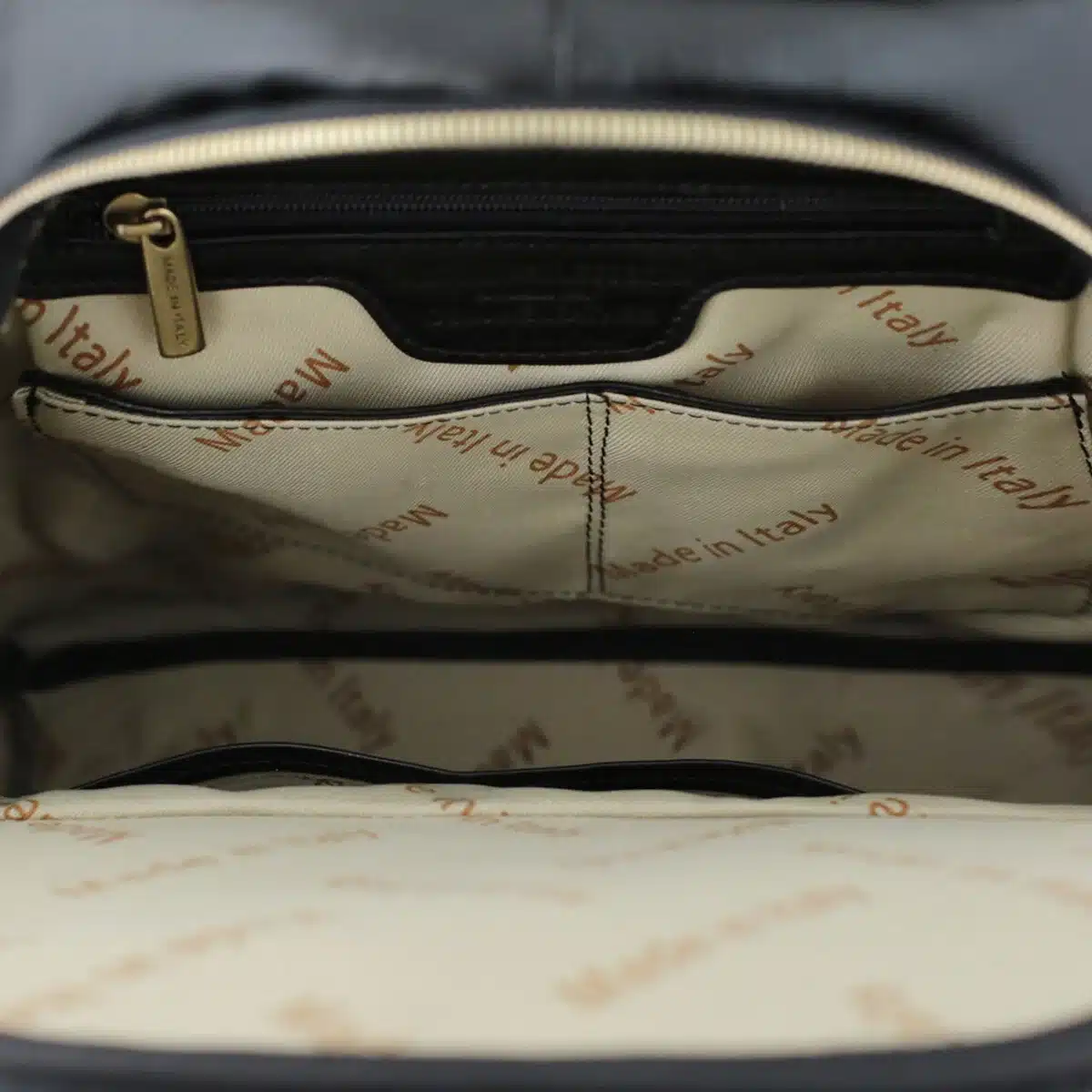 Echtleder Rucksack "Venezia", schwarz Echtleder Rucksack "Venezia", schwarz – Bild 6