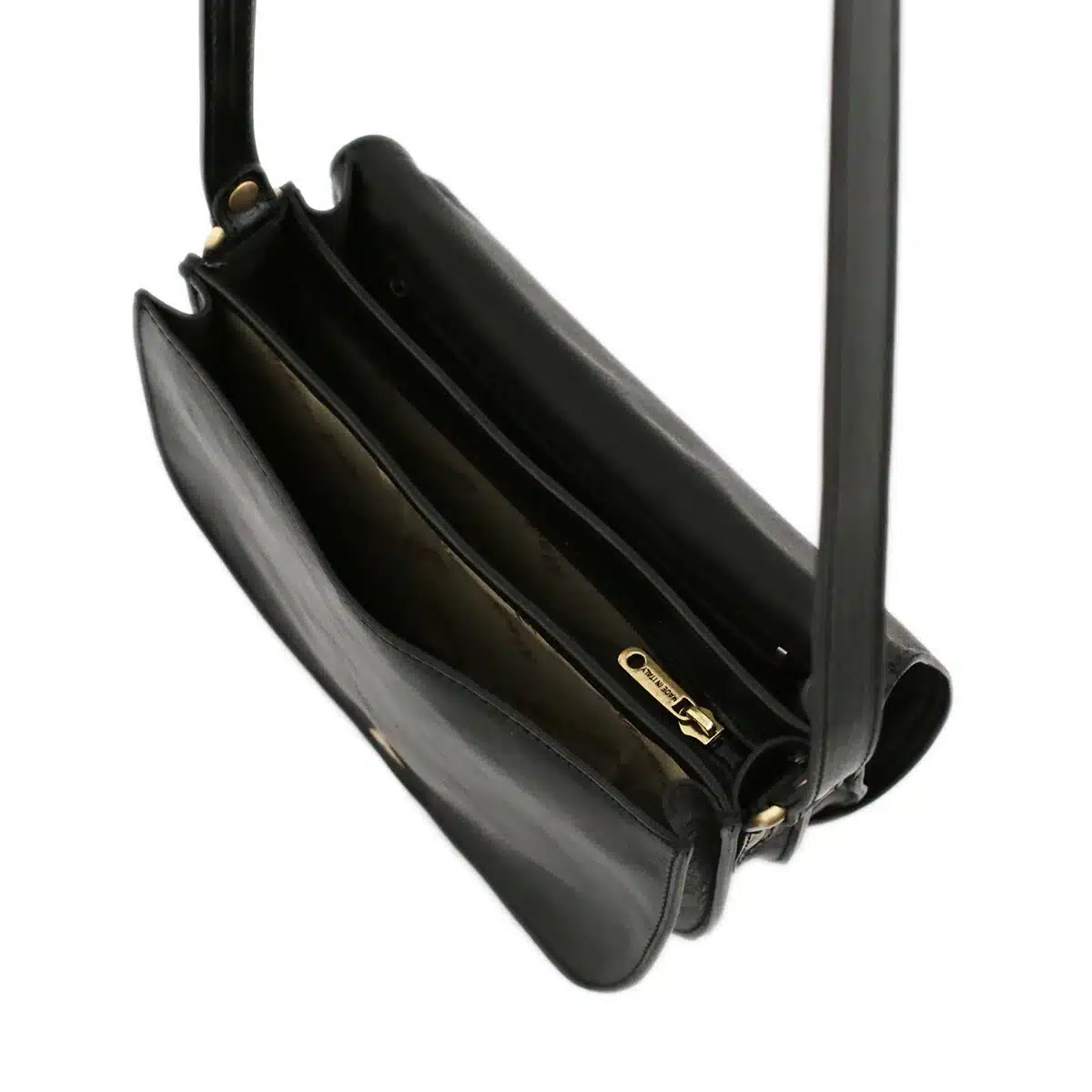 Umhängetasche aus Leder „Tolfa“, schwarz Umhängetasche aus Leder „Tolfa“, schwarz – Bild 3