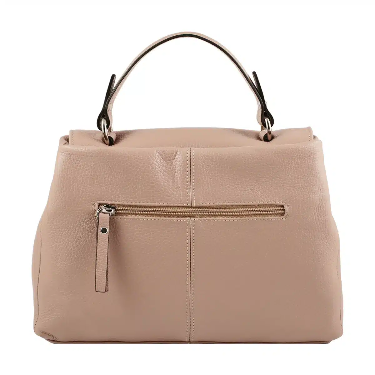 Handtasche aus genarbtem Leder "Pompei" – rosa Handtasche aus genarbtem Leder "Pompei" – rosa – Bild 3