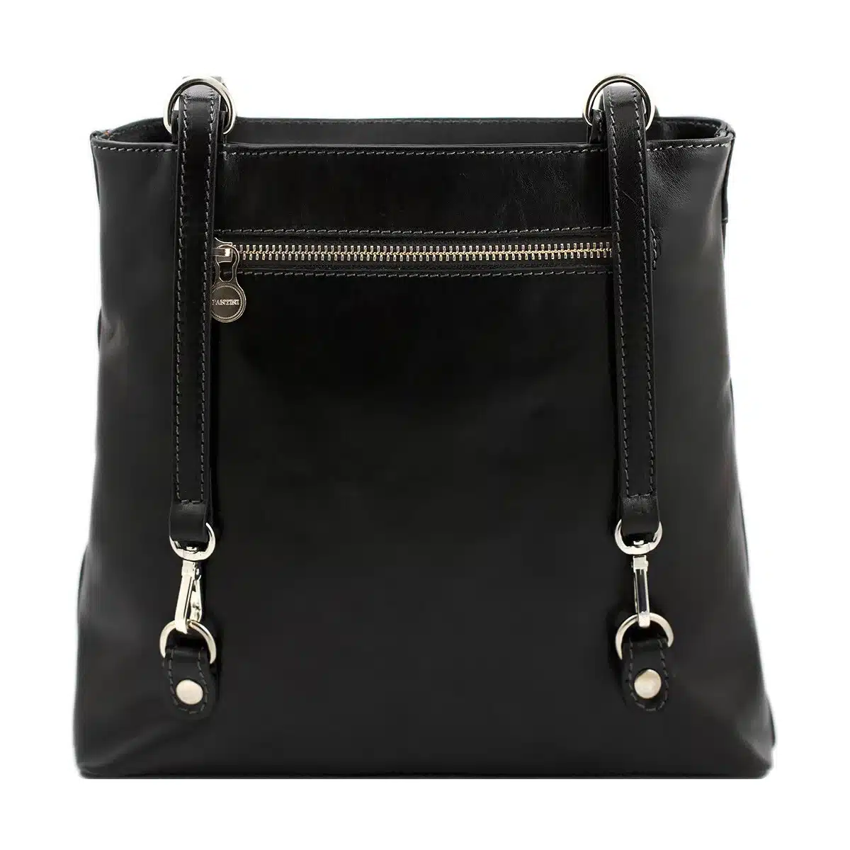 Rucksack-Tasche aus Leder "Noemi", schwarz Rucksack-Tasche aus Leder "Noemi", schwarz – Bild 8