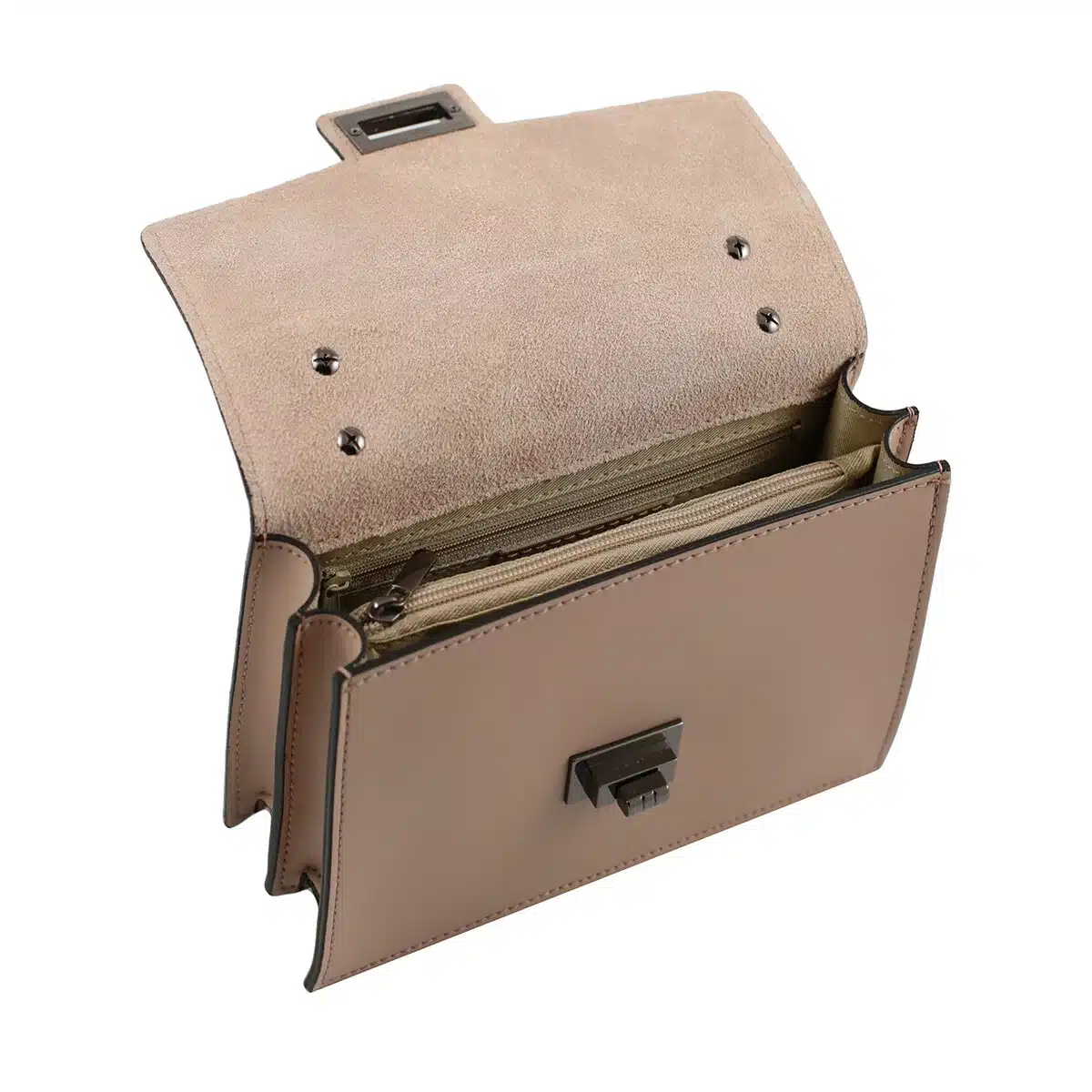 Umhängetasche aus Leder „Milano“, rosa Umhängetasche aus Leder „Milano“, rosa – Bild 3