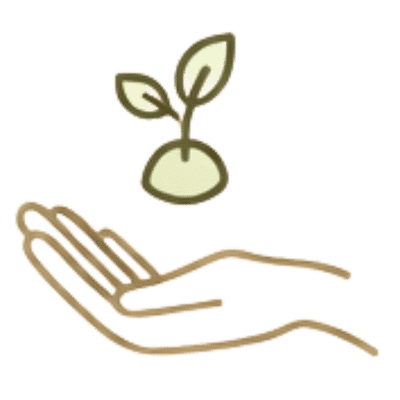 Icon für achtsam ausgewählte Produkte mit Respekt gegenüber Umwelt und Tieren