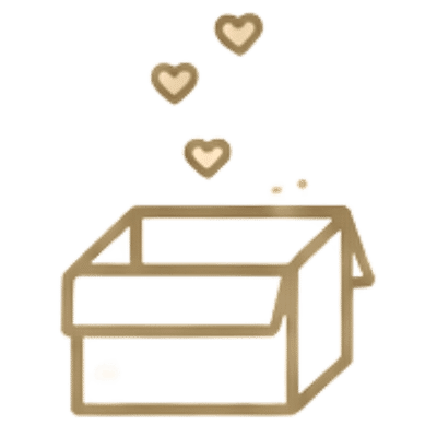 Icon für nachhaltig und plastikarm verpackte Produkte bei Vivama