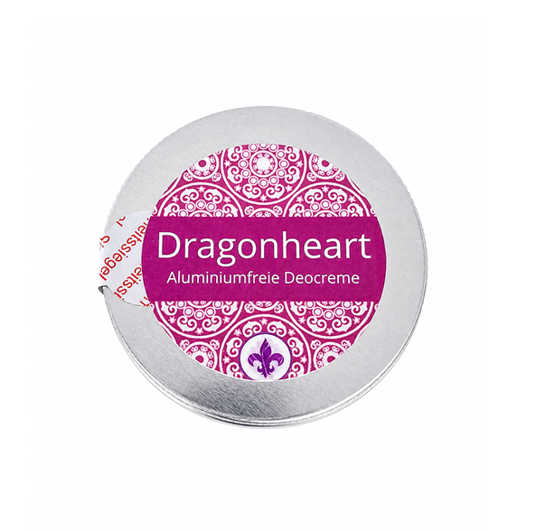 Dragonheart aluminiumfreie vegane Deocreme mit Vanilleduft