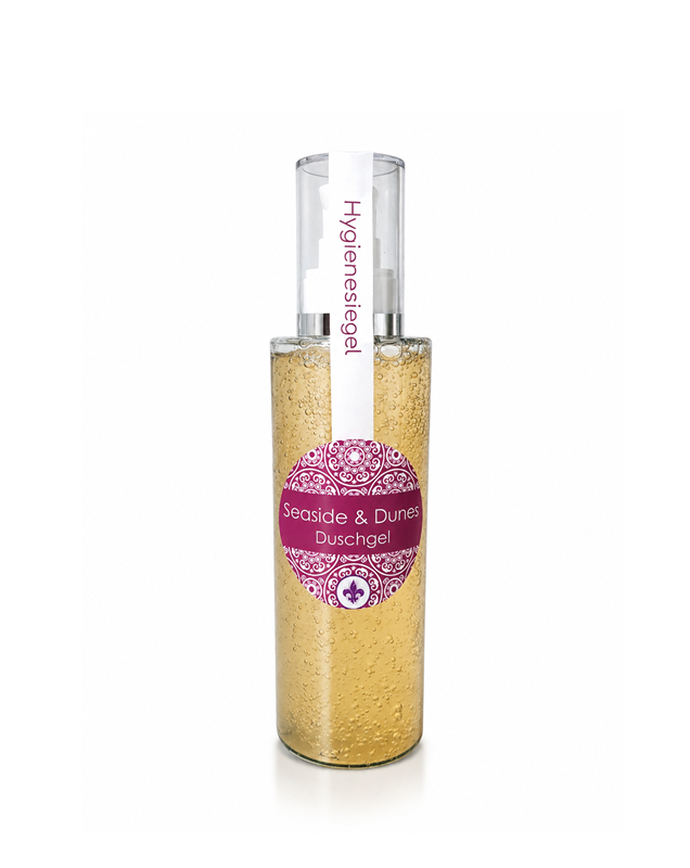 Natürliches veganes Duschgel Seaside & Dunes mit Sanddorn und Orange