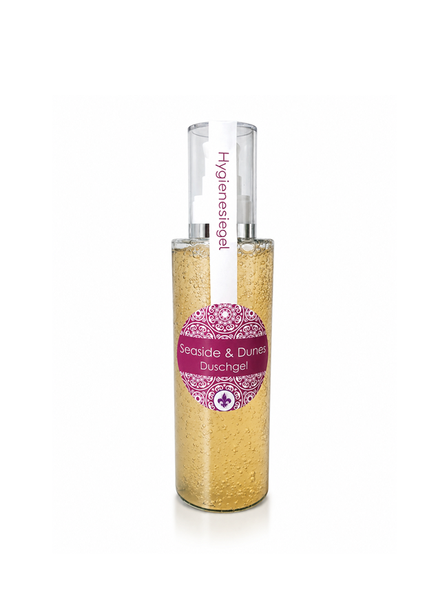 Natürliches veganes Duschgel Seaside & Dunes mit Sanddorn und Orange