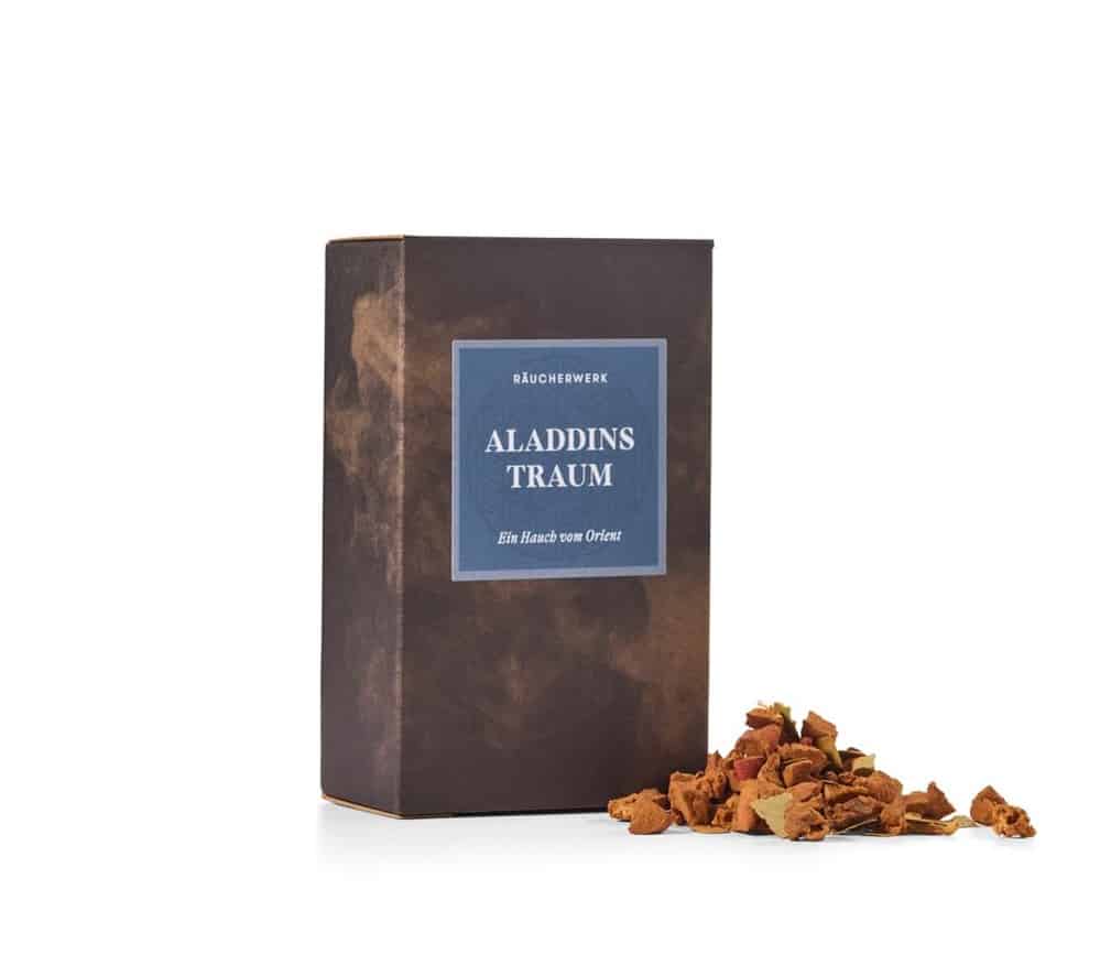 Räuchermischung "Aladdins Traum", 30g Räuchermischung Aladdins Traum von Berg & Kraft mit Apfel Zimt Weihrauch Orange und Ingwer 30 g