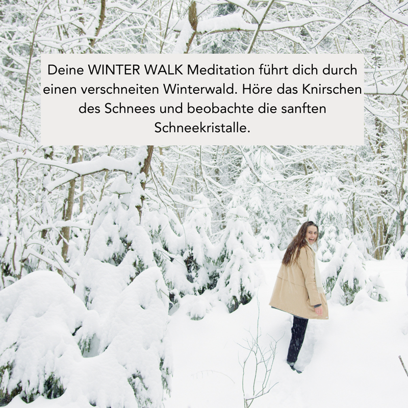 Duftkerze mit integrierter Meditation – WINTER WALK, 300g Duftkerze mit integrierter Meditation – WINTER WALK, 300g – Bild 4